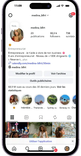 Profil Instagram Medina Agency