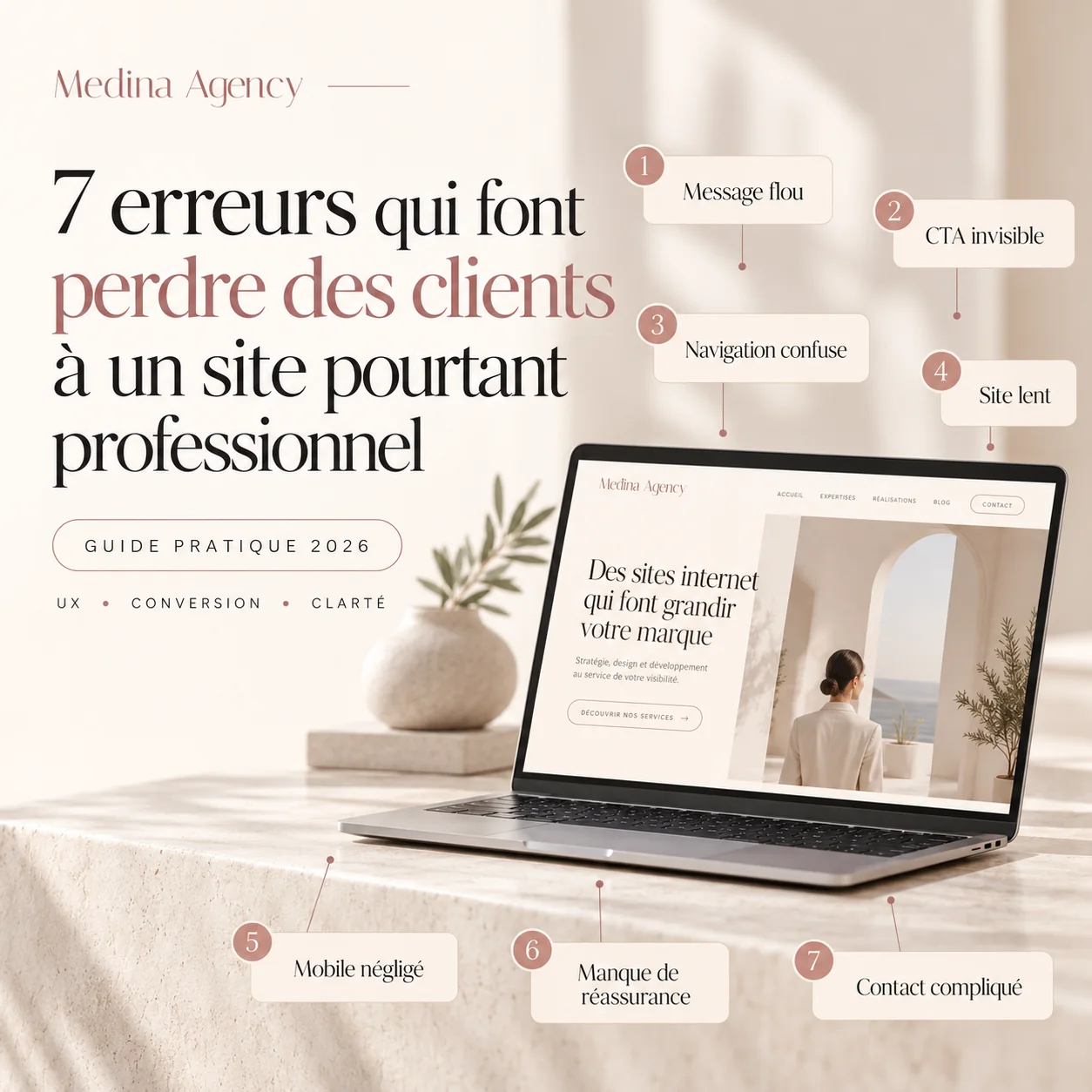7 erreurs qui font perdre des clients à un site pourtant professionnel